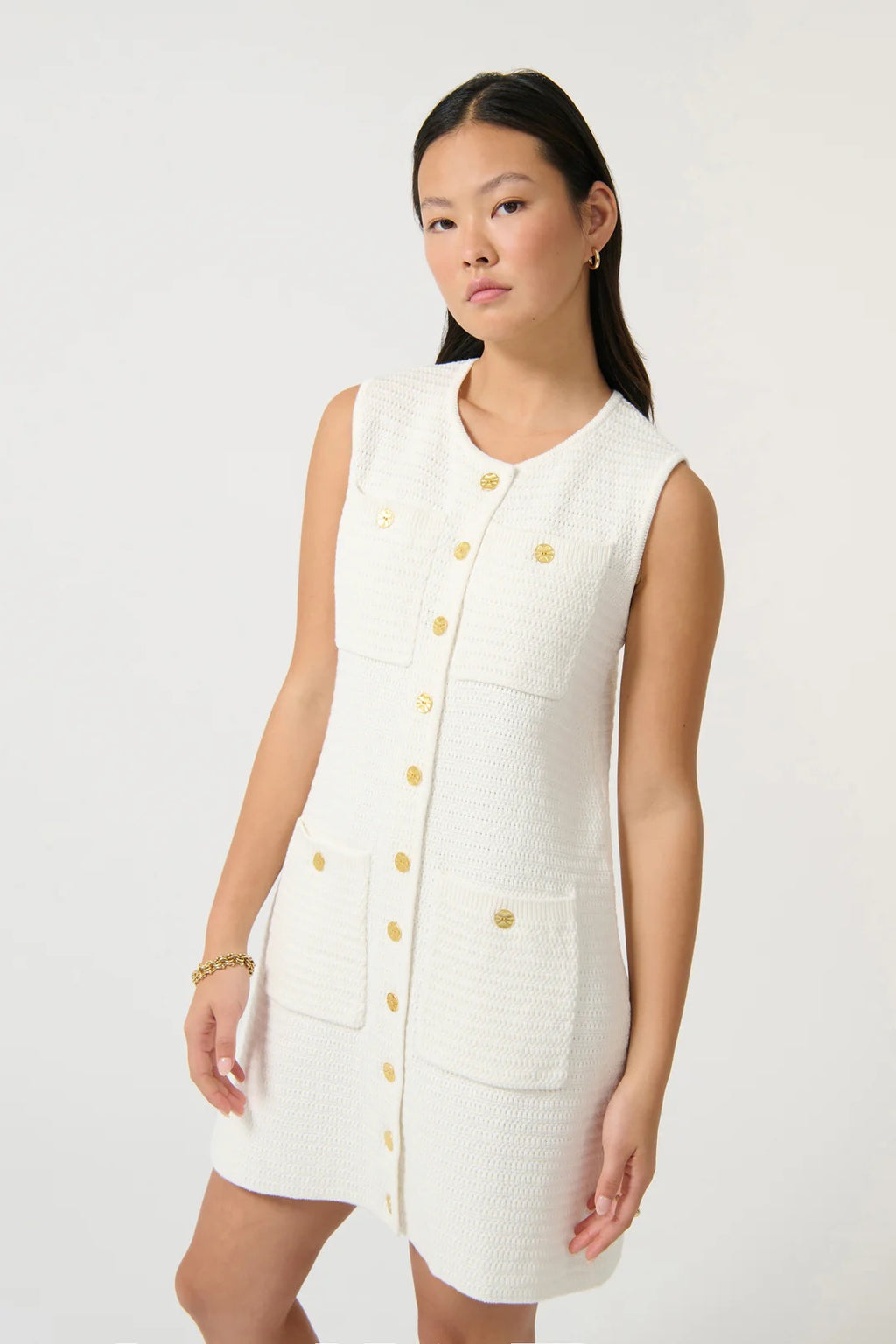 Helena Dress White