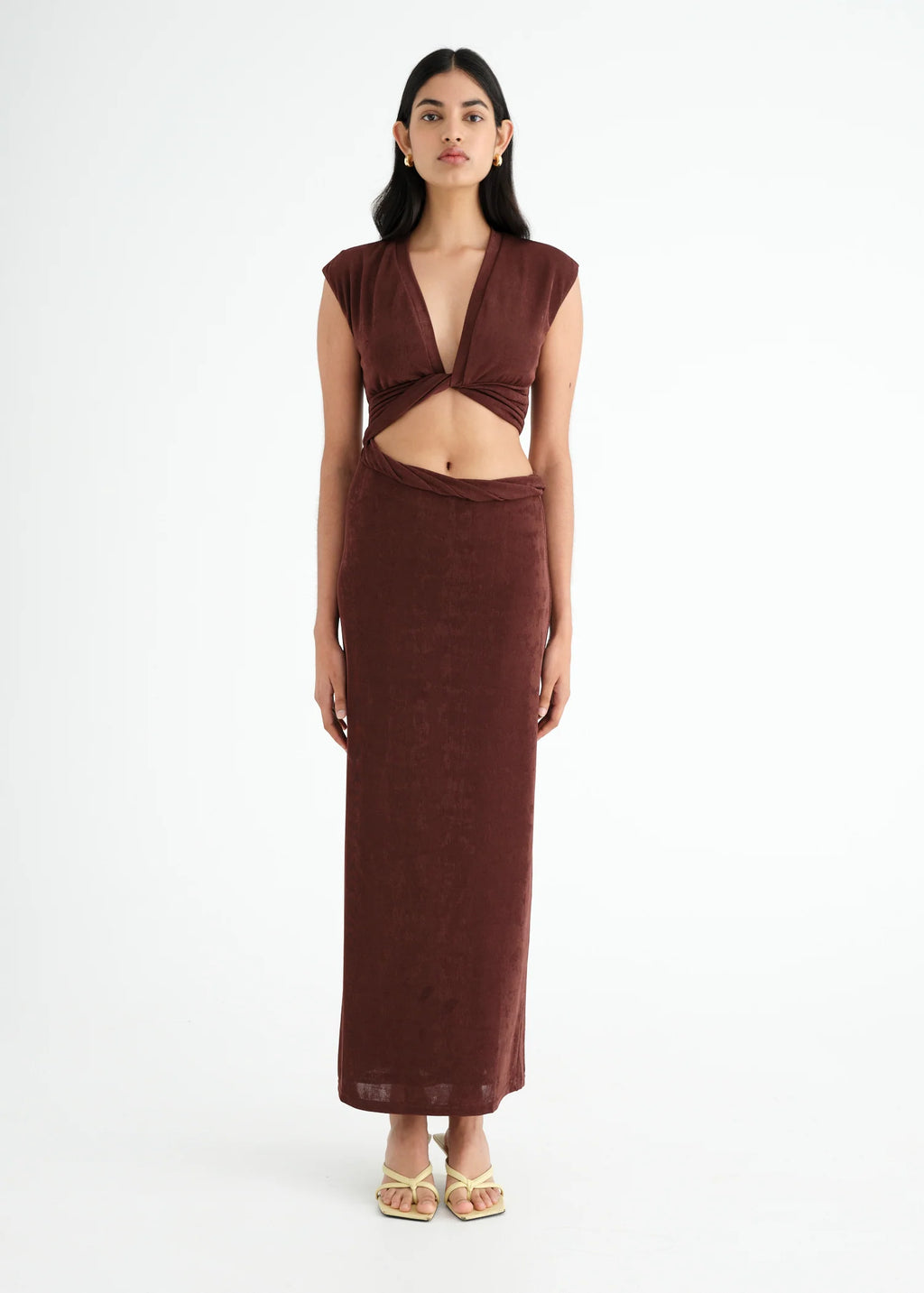 Henri Twist Maxi Brown