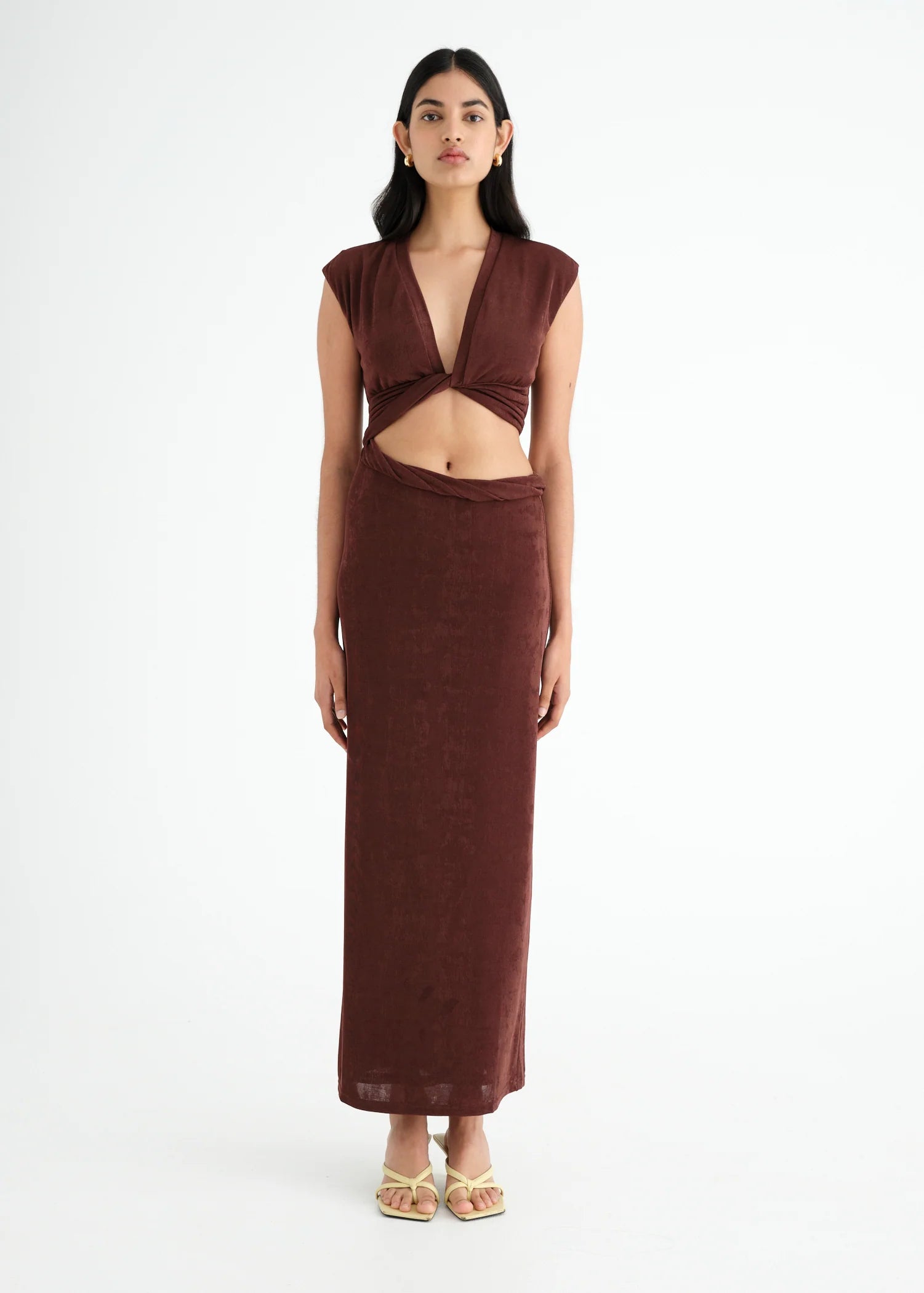 Henri Twist Maxi Brown