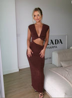 Henri Twist Maxi Brown