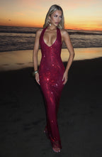 Starla Maxi Dress Wine