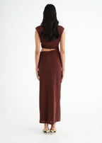 Henri Twist Maxi Brown