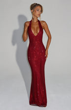 Starla Maxi Dress Wine