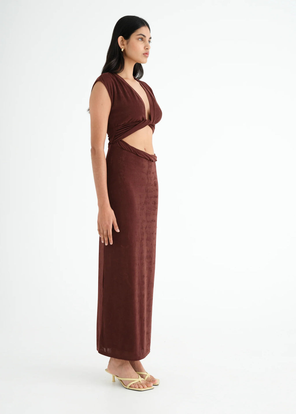 Henri Twist Maxi Brown