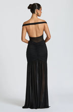 Alaia Maxi Dress in Black