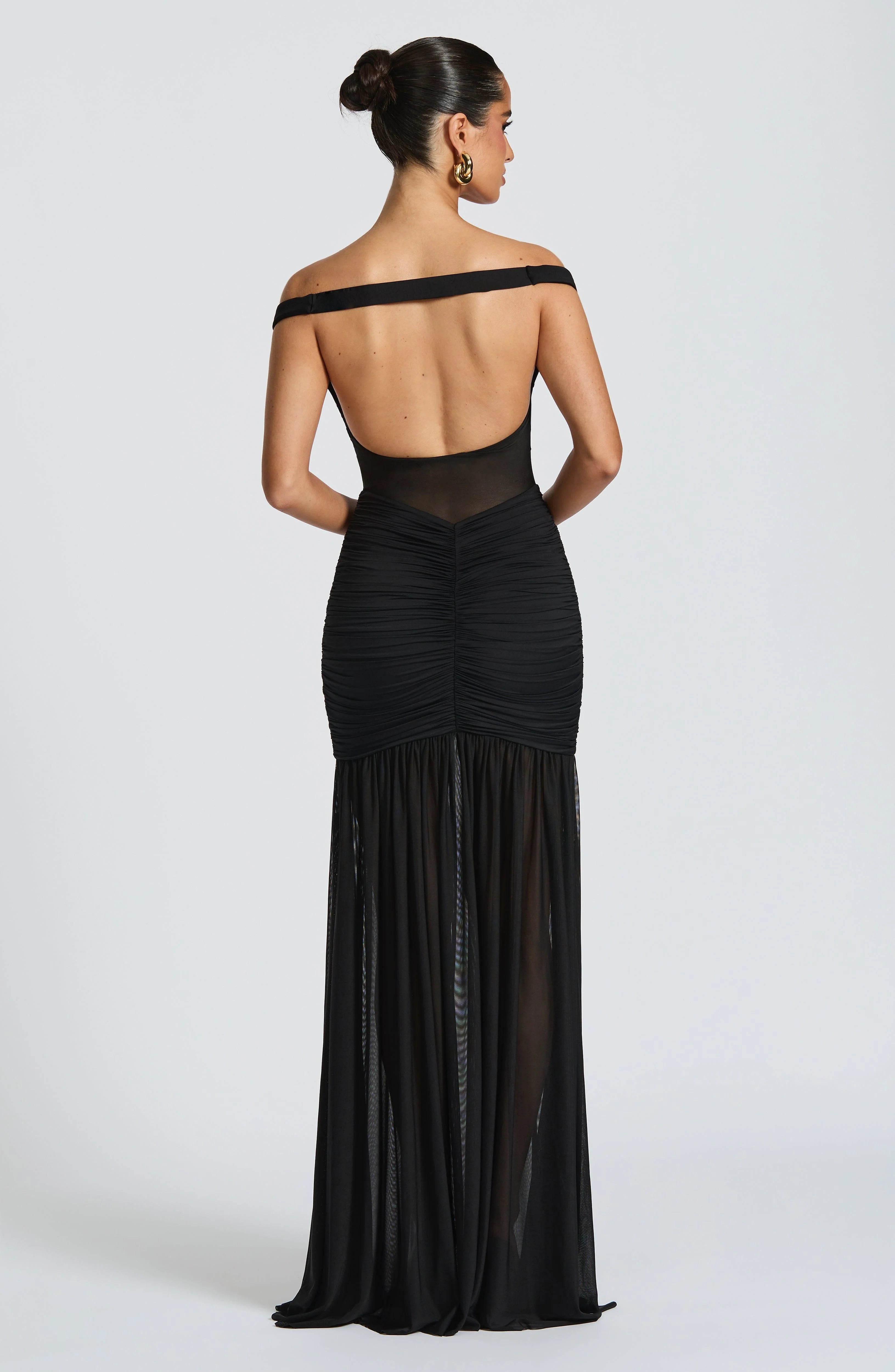 Alaia Maxi Dress in Black